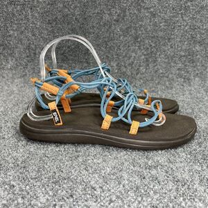 Teva Voya‎ Infinity Sandals Women's Size 10 Blue Stretchy Elastic Recovery Beach